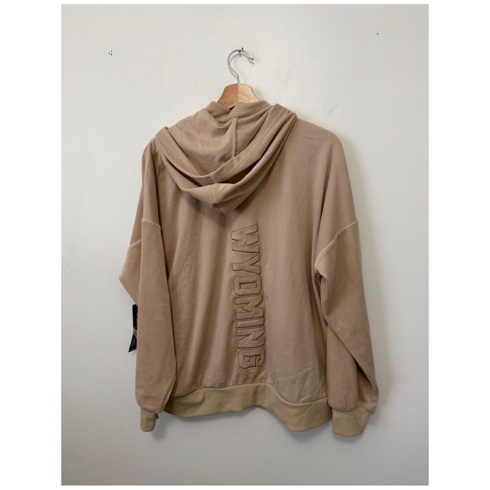 NWT Wyoming Cowboys Women's Rookie Full Zip Jacket – Sand – Large - Picture 5 of 5